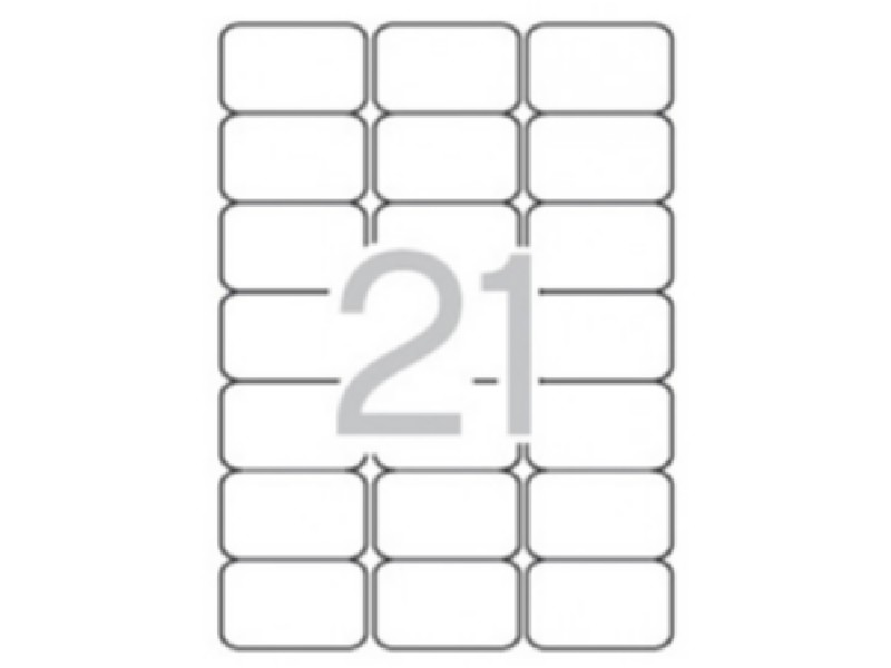 ETIQUETAS I.L.C. APLI  63,5x38,1 2414