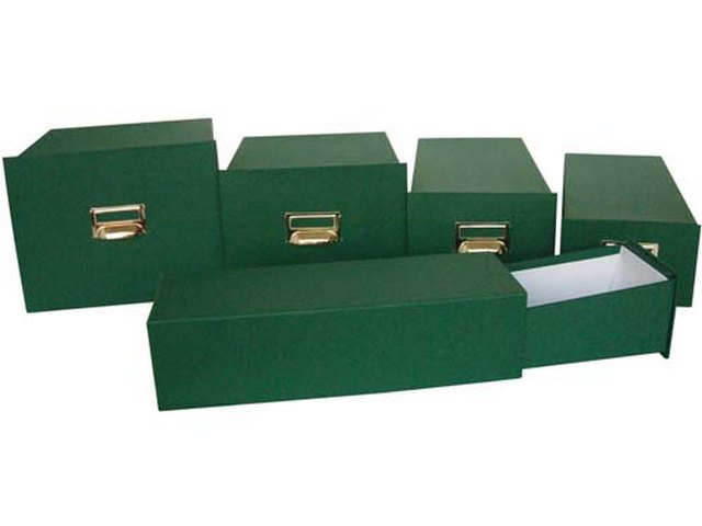 FICHERO CARTON VERDE Nº 3 1.000 FICHAS