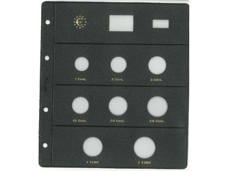 FUNDA MONEDAS PARDO  1710 TODAS MONEDAS EURO