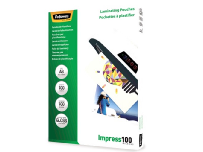 FUNDA PLASTIFICAR 303x426=A-3 100 MC FELLOWES 5351