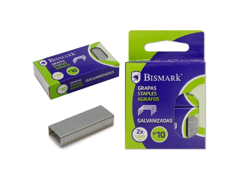 GRAPAS BISMARK Nº 10 BLISTER 2x1000 316874