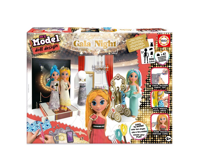 JUEGO EDUCA 20099 MY MODEL DOLL GALA NIGHT