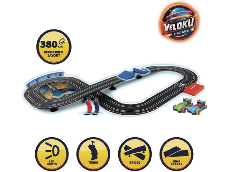 JUEGO NINCO CIRCUITO RACERS NEON CITY 91021
