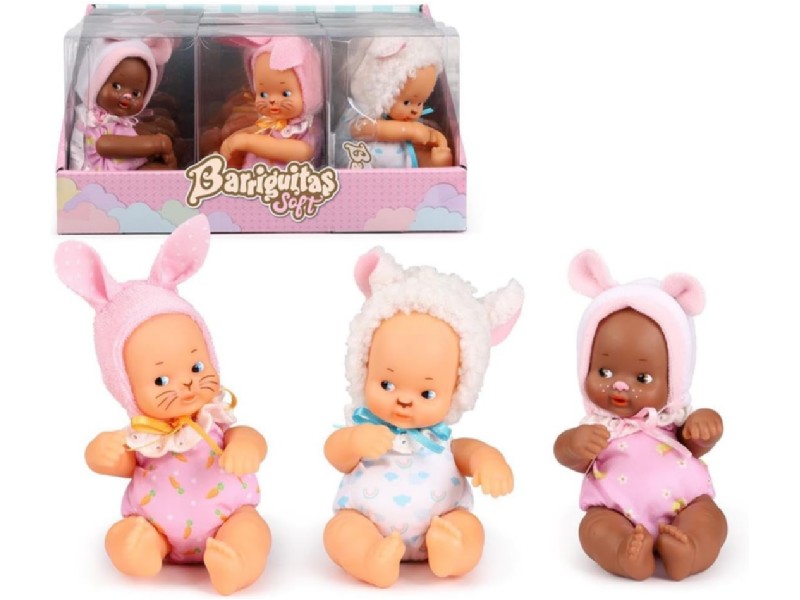 MUÑECO BARRIGUITAS SOFT SUAVE 3 MODELOS BFG13000