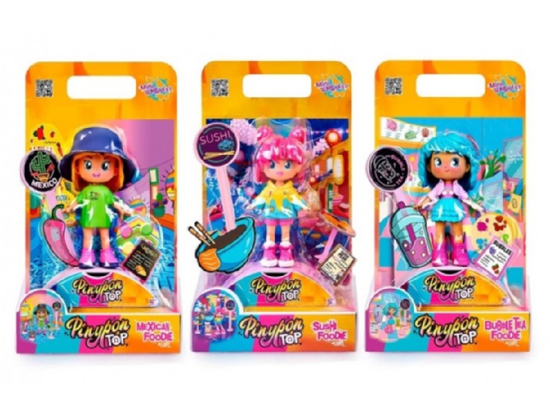 MUÑECO PINYPON FOODIE GIRL 3 MODELOS PNN01000