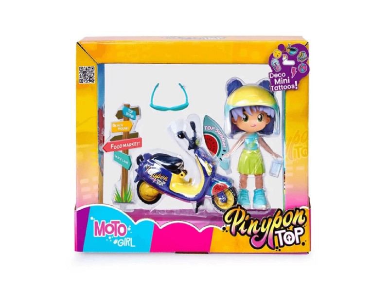 MUÑECO PINYPON MOTO GIRL PNN03000