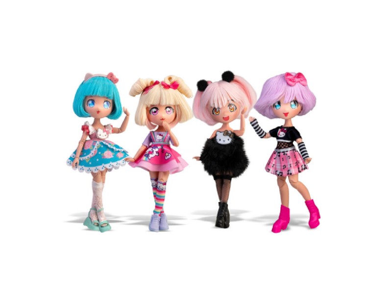 MUÑECA HELLO KITTY MANGA HKTF0000 4 MOD SURTIDOS