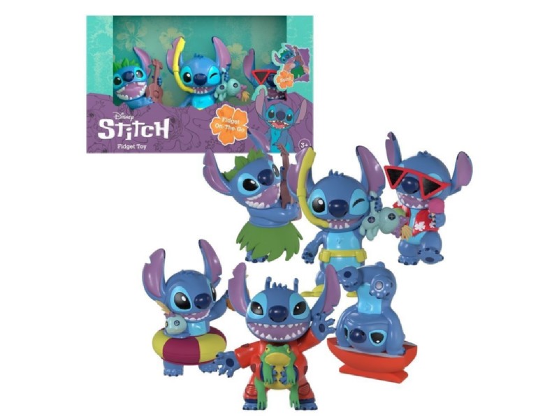 MUÑECO STITCH FIDGET FUN PACK/3 TTC46000