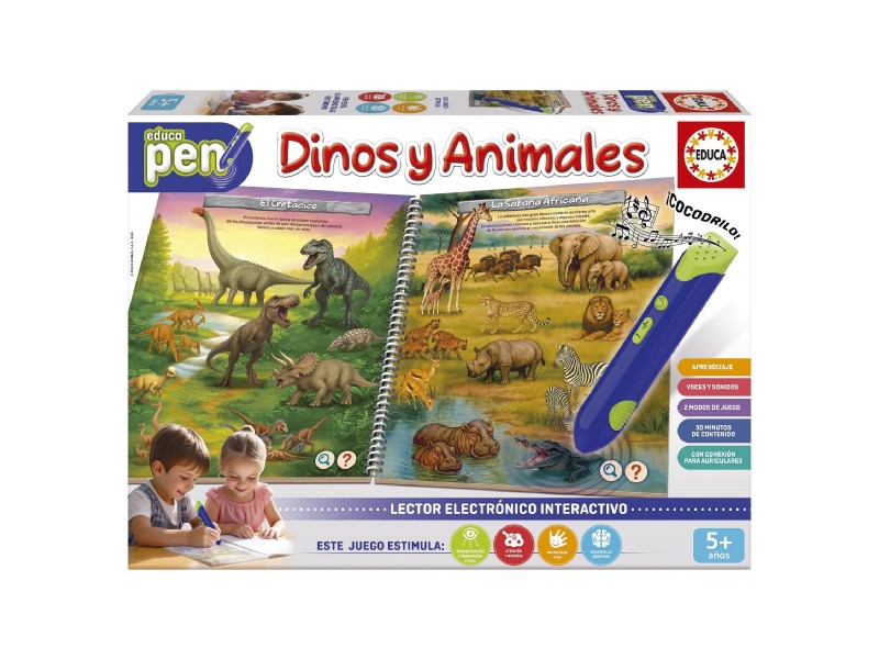 JUEGO EDUCA 20322 EDUCAPEN DINOS Y ANIMALES