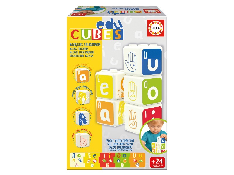 JUEGO EDUCA 20412 EDUCUBES VOCALES