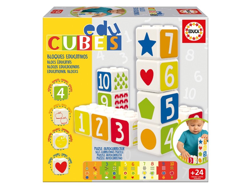 JUEGO EDUCA 20413 EDUCUBES NUMEROS 1 AL 10