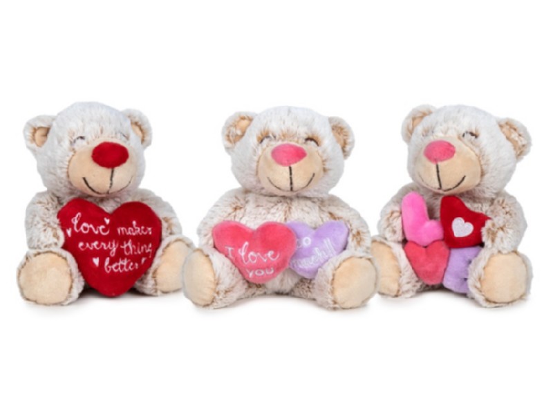 MUÑECO OSITO LOVELY BEAR 22 CM 3 MODELOS 760020442