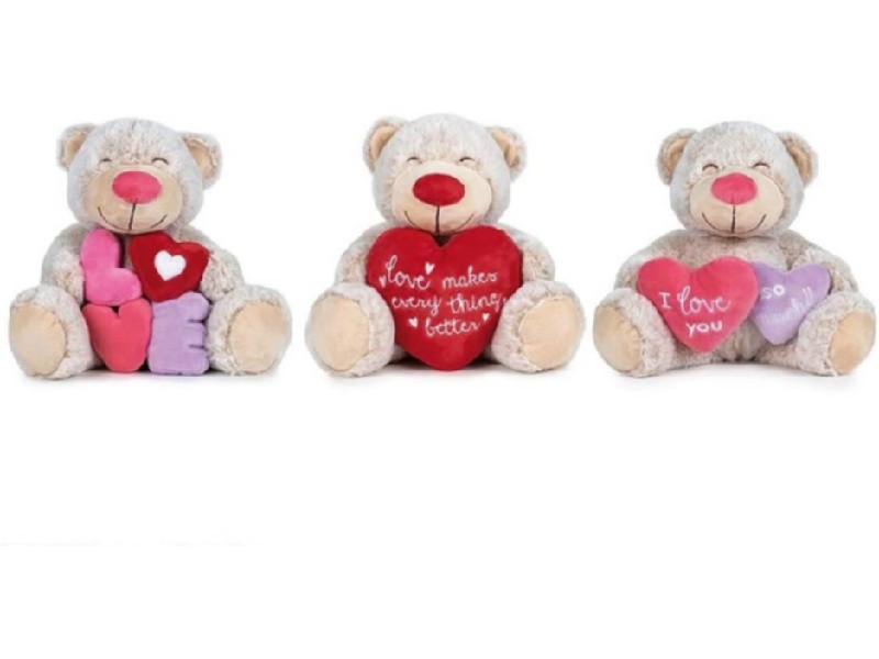 MUÑECO OSITO LOVELY BEAR 37 CM 3 MODELOS 760021802