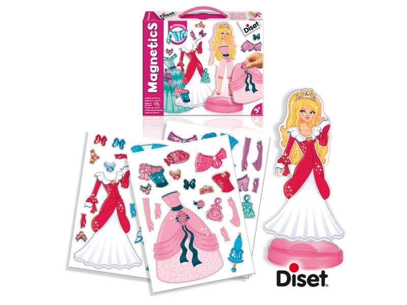 JUEGO DISET MAGNETICS VESTIDOS DE PRINCESA 63268