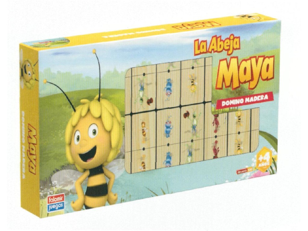 JUEGO FALOMIR DOMINO MADERA ABEJA MAYA 23003