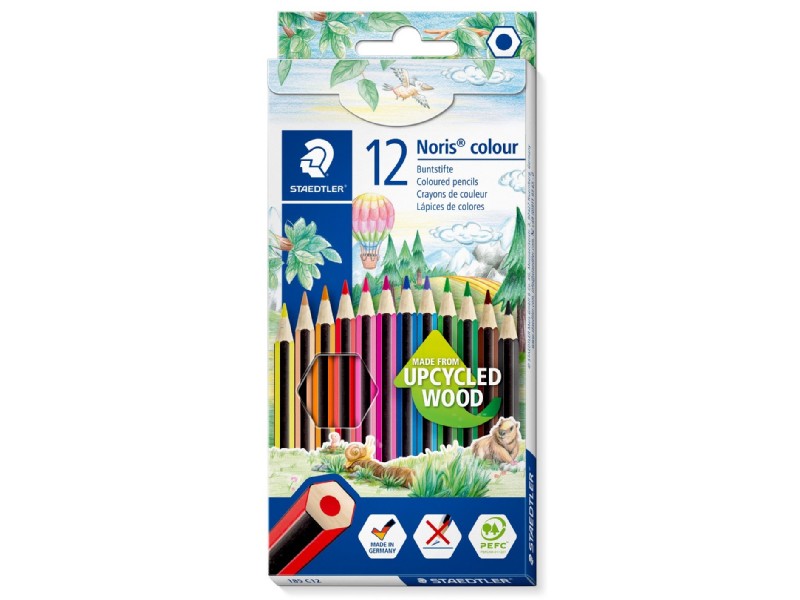 LAPIZ STAEDTLER NORIS COLOUR 12-COLORES 185C12