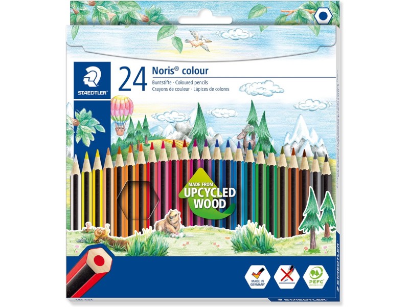 LAPIZ STAEDTLER NORIS COLOUR 24-COLORES 185C24