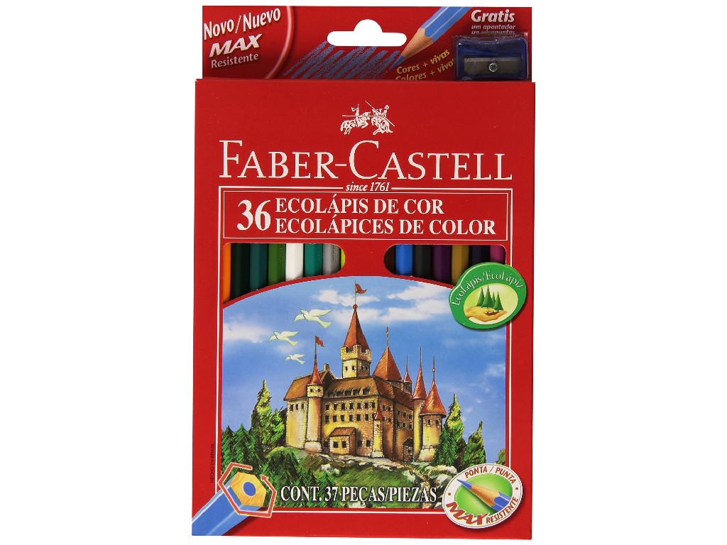 LAPIZ FABER 120136 36 COLORES ECOLAPICES