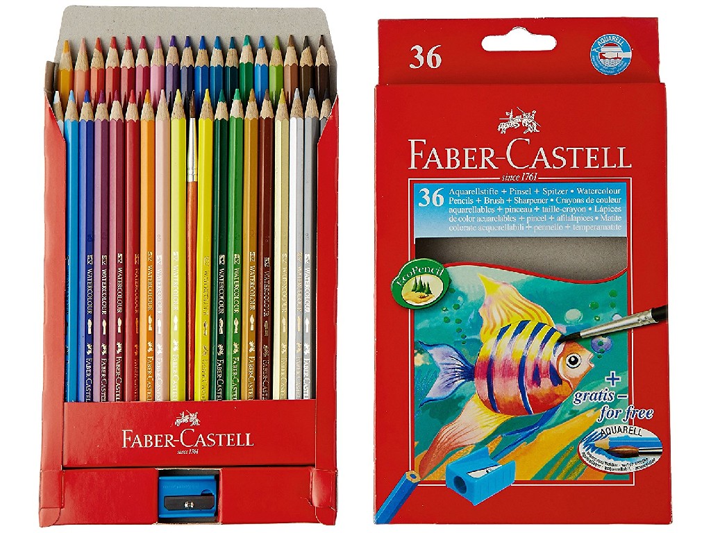 LAPIZ FABER ACUARELABLE C/36 114437 SERIE ROJA