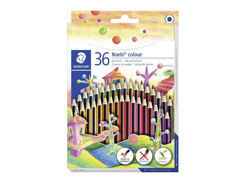 LAPIZ STAEDTLER NORIS COLOUR 36-COLORES 185CD36
