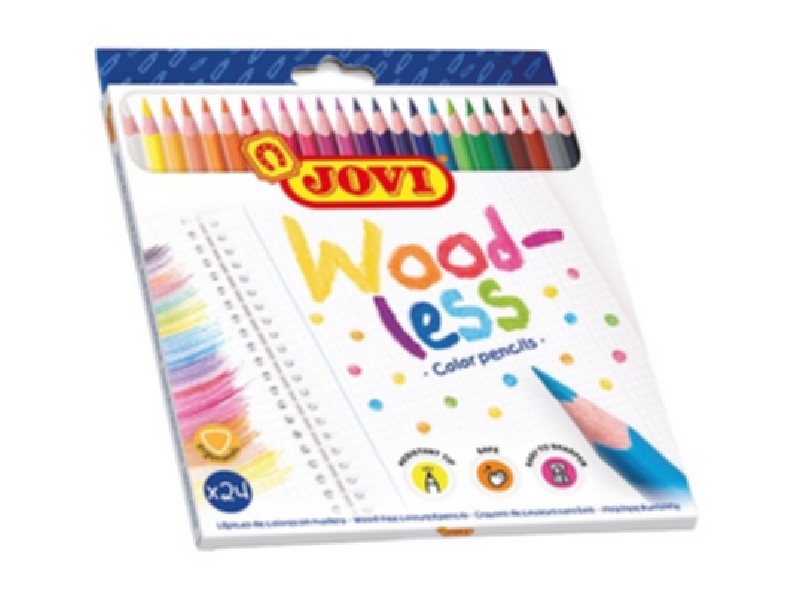 LAPIZ JOVI WOODLESS 24 COLORES 734/24