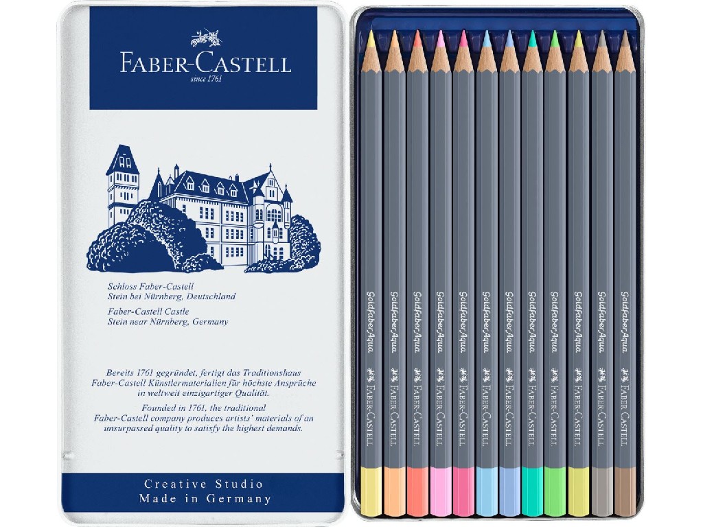 LAPIZ FABER ACUARELABLE C/12 114622 GOLDFABER AQUA