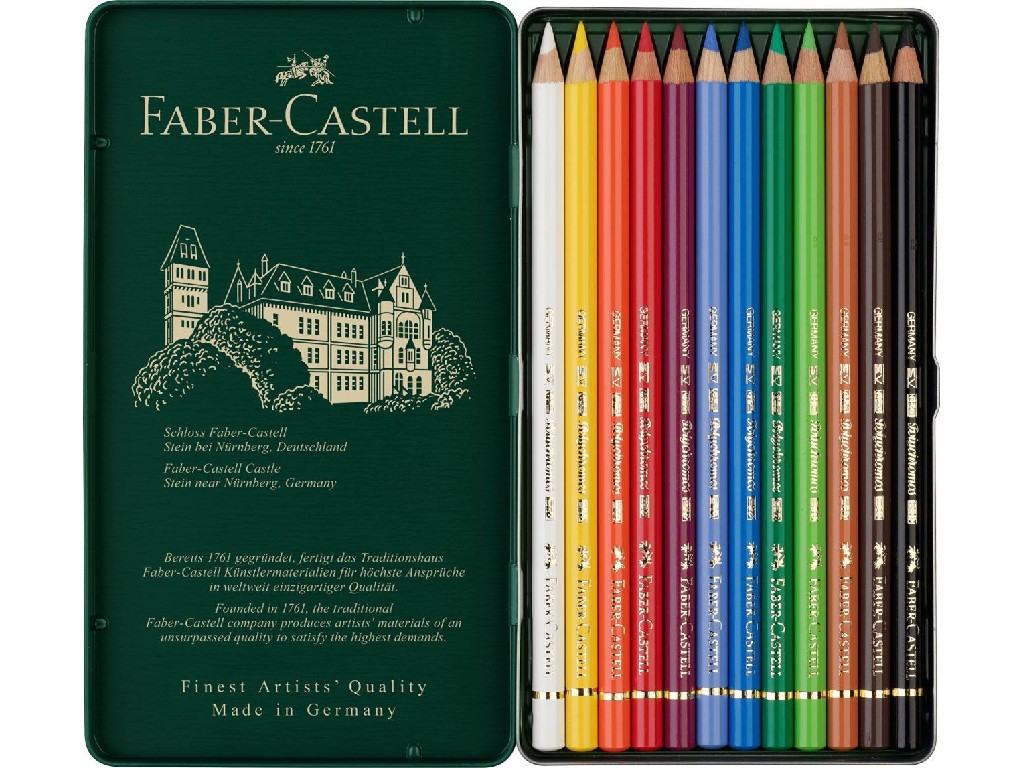 LAPIZ FABER POLYCHROMOS METAL C/12 110012
