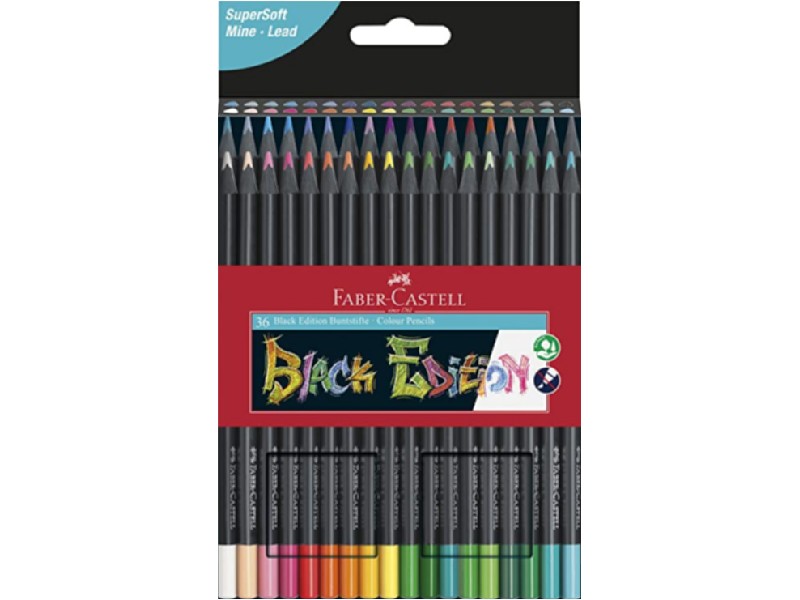 LAPIZ FABER BLACK EDITION  36 COLORES 116436
