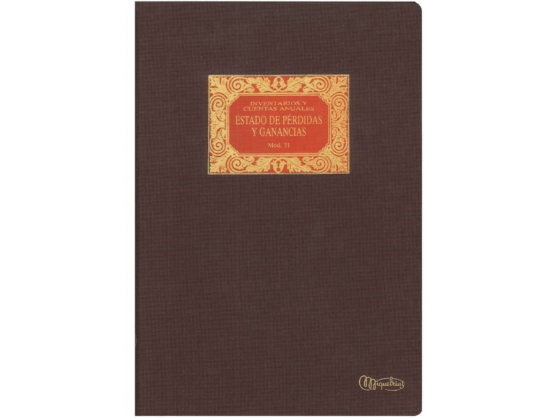 LIBRO GRANATE MR 5071 PERDIDAS-GANANCIAS