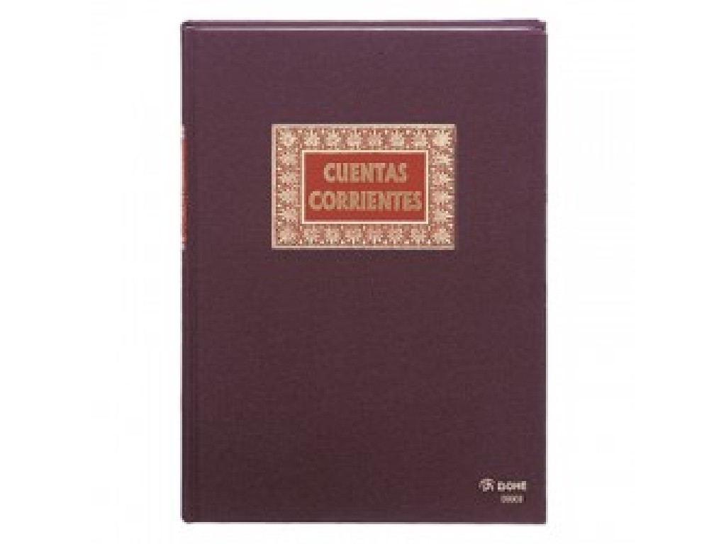 LIBRO GRANATE DOHE C/CTES. Fº NATURAL 100-H 09908