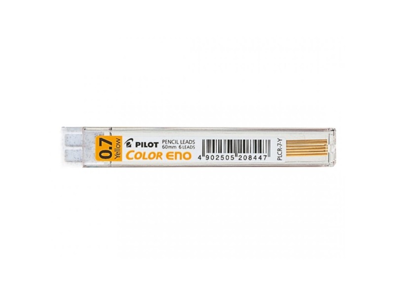 MINAS PILOT 0,7 MM. COLOR ENO AMARILLO