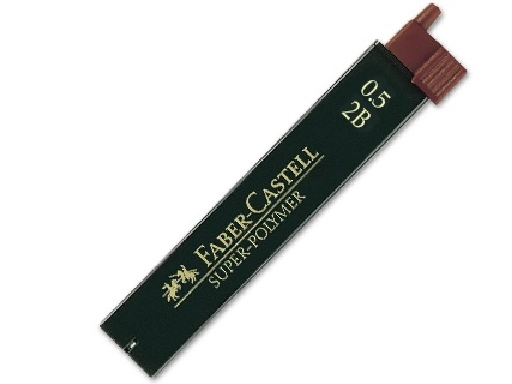 MINAS FABER 0,5 MM. 9065-S SUPERPOLYMER 2B