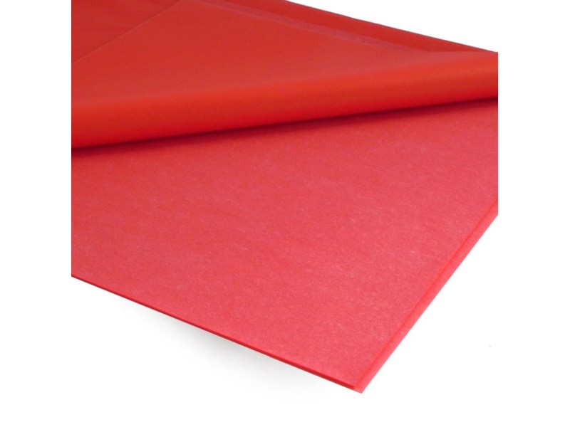 PAPEL SEDA MANO 25 HOJAS ROJO