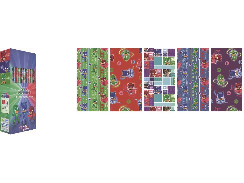 PAPEL REGALO ANDINA R/0,7x2 M PJMASK 01017021