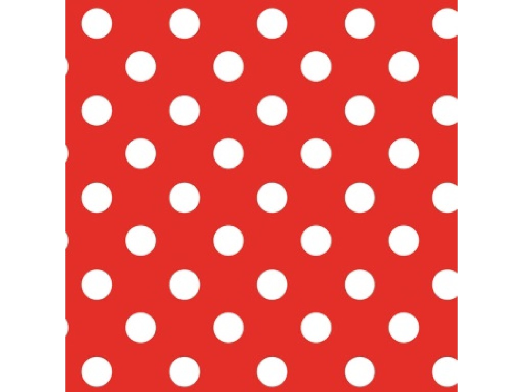 PAPEL REGALO R/62 BASIKA 01101213 ROJO PUNTO BLAN