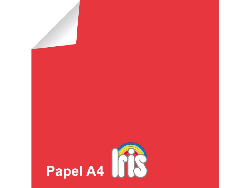 PAPEL 80 GR. A-4 100-H GUARRO TOMATE 400032525