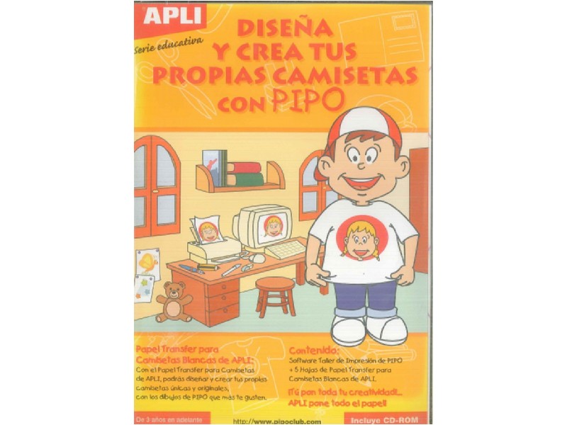 PAPEL INK-JET 10652 TRANSFER 5-HOJAS PIPO