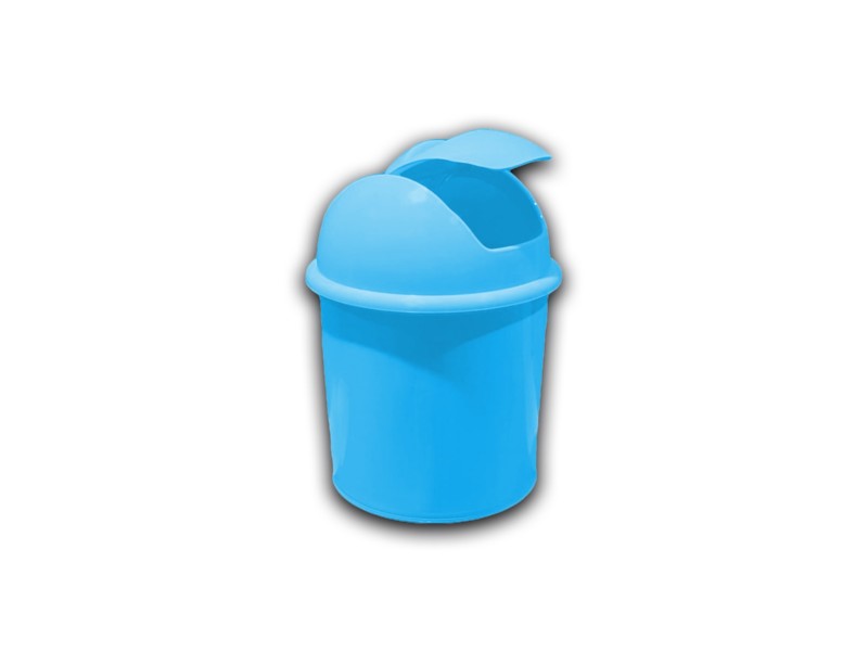 PAPELERA ESCOLAR 12183 C/TAPA AZUL