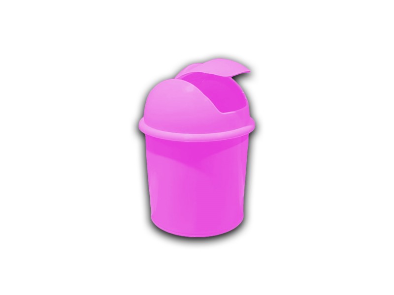 PAPELERA ESCOLAR 12480 C/TAPA ROSA