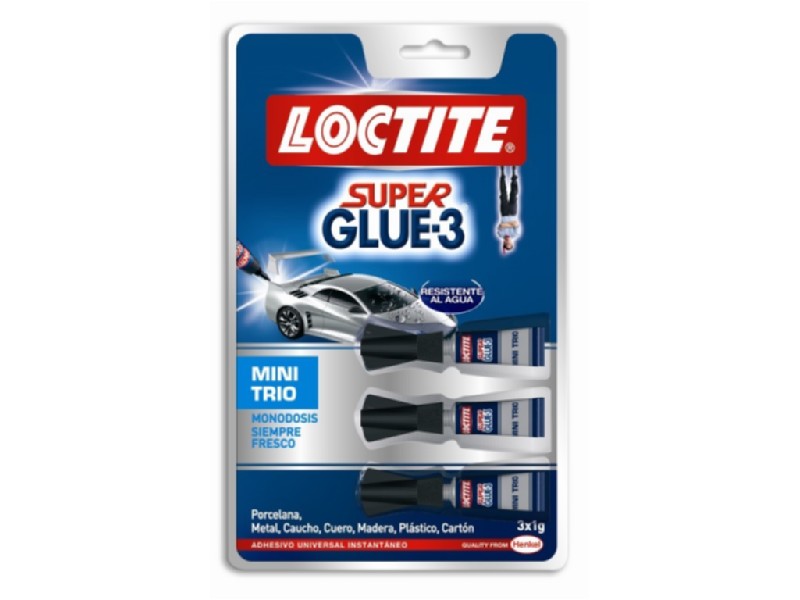 PEGAMENTO SUPER GLUE 3 LOCTITE 1 GR BLISTER/3 U /