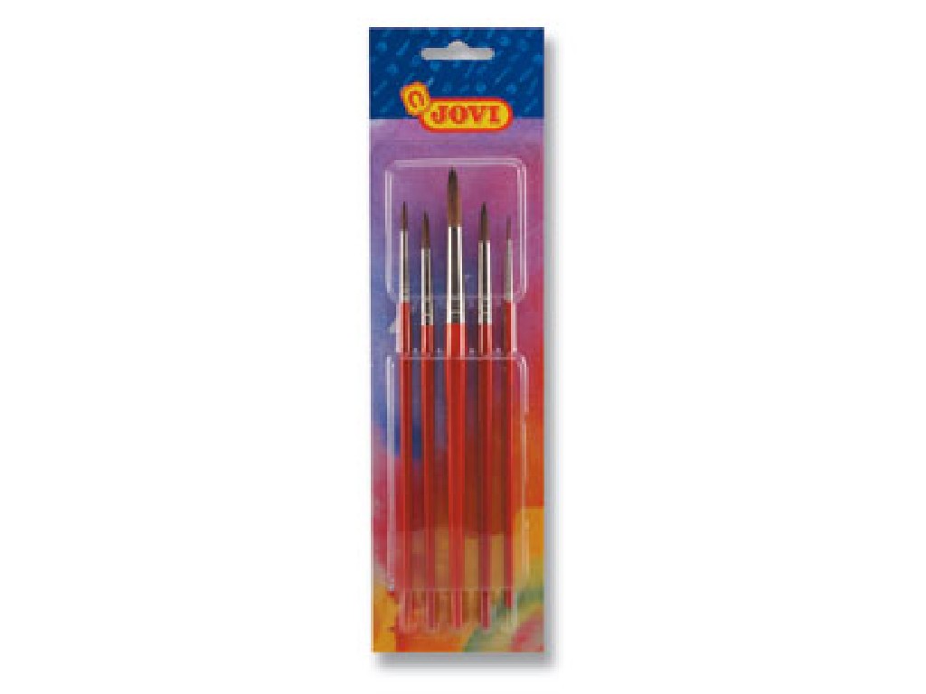 PINCELES JOVI REF. 8185 BLISTER 5/UNI 0-4-6-8-12