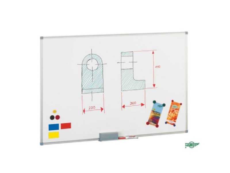 PIZARRA FAJEDA BLANCA 840-1  45x60 CM METALICA
