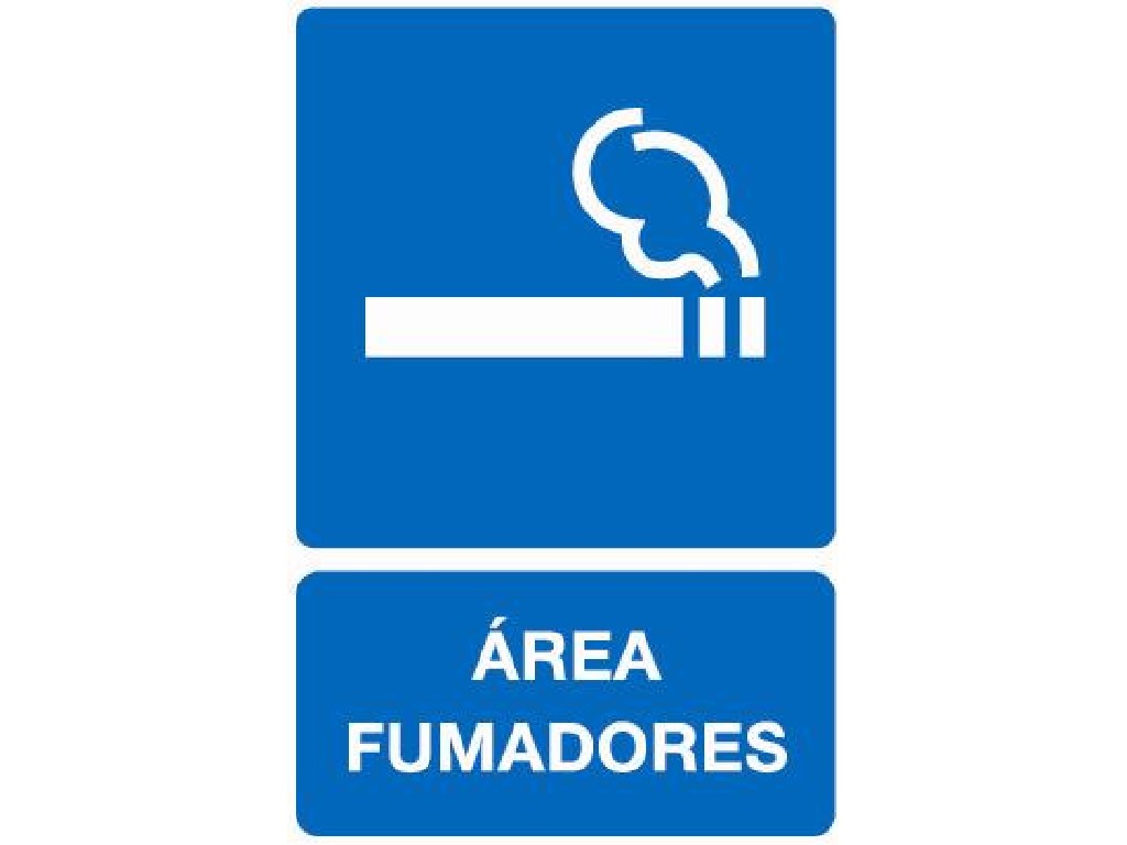 PLACA APLI 11344 AREA FUMADORES 2-H