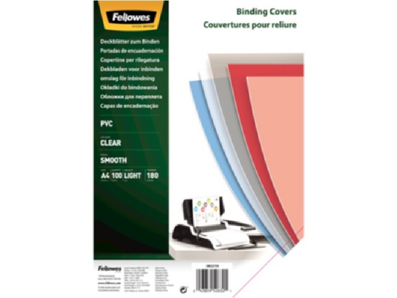 TAPA ENCUADERNAR A-4 PVC 180 MC CRISTAL  53759