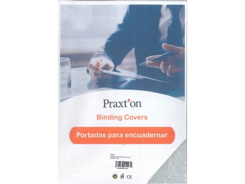TAPA ENCUADERNAR A-4 PP 0,70 PRAXTON TRANSP.PTE/50