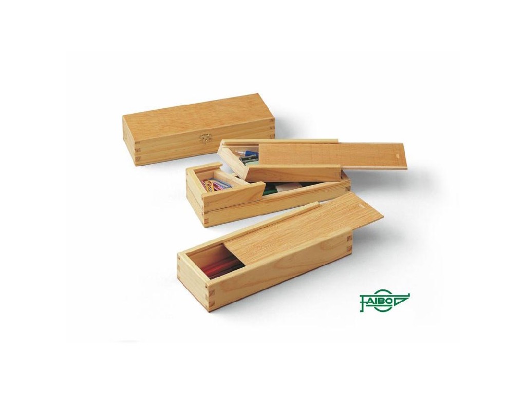 PLUMIER FAJEDA 751 MADERA DOBLE FONDO VACIO