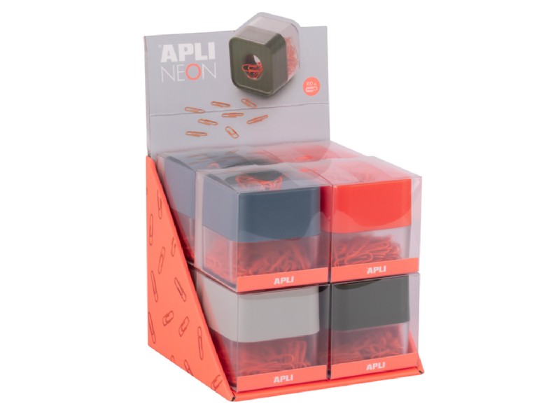 PORTACLIP APLI COLORES NEON 19923
