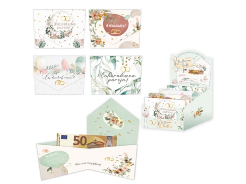 POSTAL ARGUVAL BILLETERO BODAS 37974 C/48