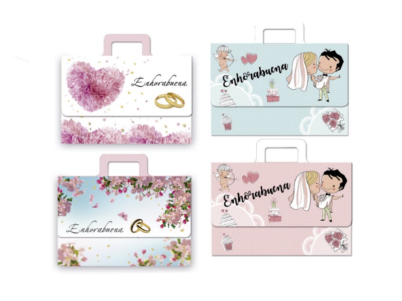 POSTAL ARGUVAL BILLETERO BODA MALETIN 43845 EXP/48