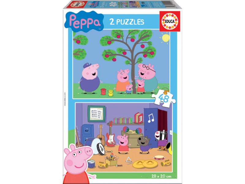 PUZZLE EDUCA   48x2 PIEZAS 15920 PEPPA PIG